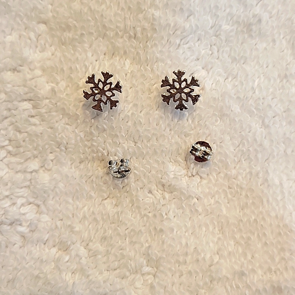 Snowflake Post Earrings